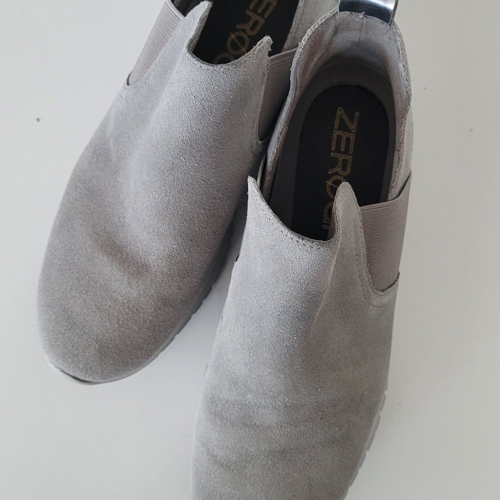 Gray Cole Haan Suede booties